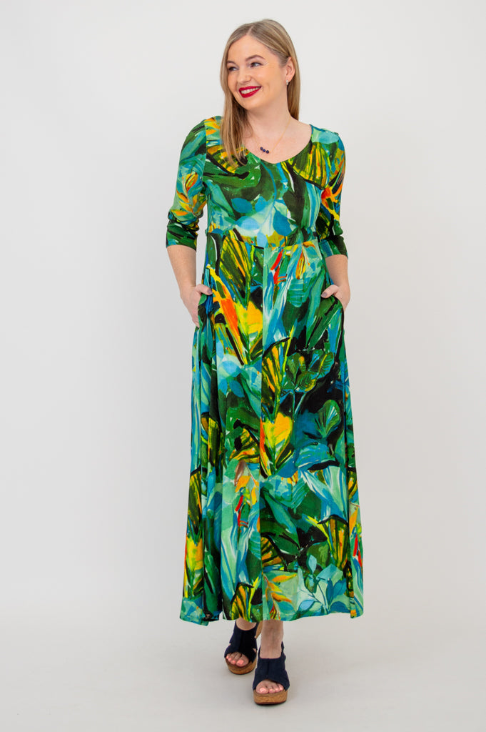Coco Dress, Greenroom, Linen Bamboo - Final Sale