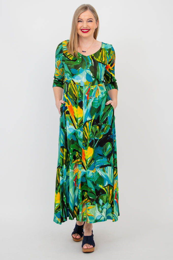 Coco Dress, Greenroom, Linen Bamboo - Final Sale