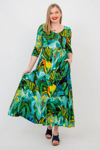 Coco Dress, Greenroom, Linen Bamboo - Final Sale