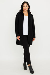 Cortes Jacket, Black, Bamboo Fleece