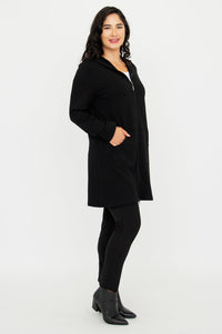 Cortes Jacket, Black, Bamboo Fleece