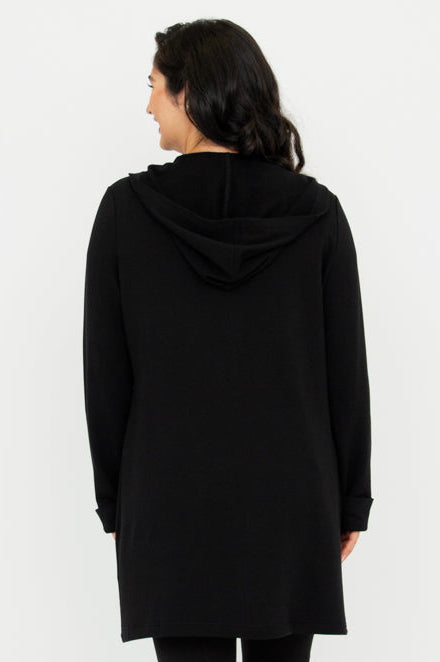 Cortes Jacket, Black, Bamboo Fleece