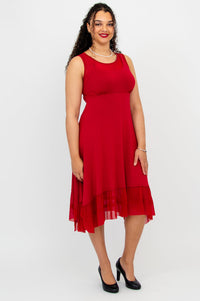 Danube Dress, Lipstick, Bamboo
