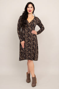 Denver Dress, Calico, Bamboo - Final Sale
