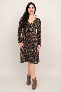Denver Dress, Calico, Bamboo - Final Sale