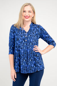 Edwina Top, Deepwater, Bamboo - Final Sale