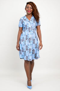 Erica Dress, Lifetree, Linen Bamboo- Final Sale