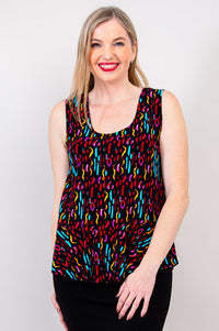Ginny Tank, Conga, Linen Bamboo - Final Sale