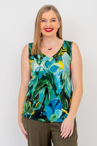 Hannah Tank, Greenroom, Linen Bamboo - Final Sale
