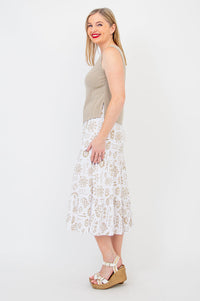 Havana Tank, Sand, Linen Bamboo