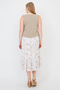 Havana Tank, Sand, Linen Bamboo