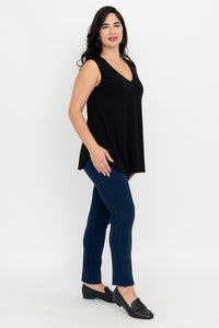 Jackie Tank, Black, Bamboo