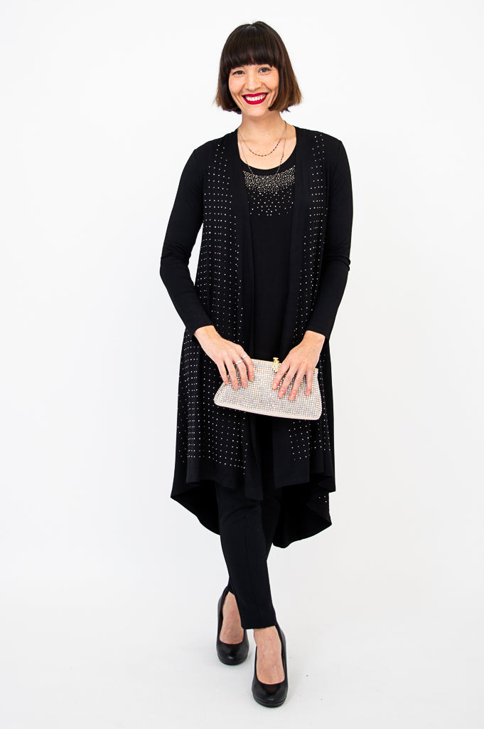 Priscilla Jacket, Black Diamond, Bamboo