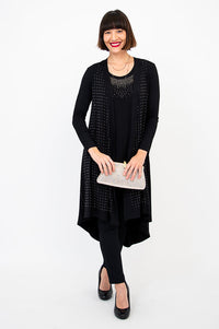 Priscilla Jacket, Black Diamond, Bamboo