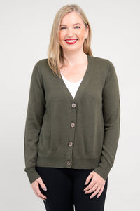 Jessica Sweater, Khaki, Bamboo Cotton