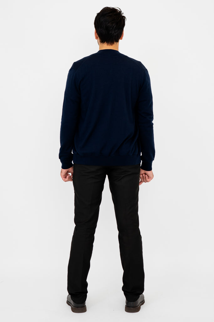 Joey Sweater, Navy, Merino Wool