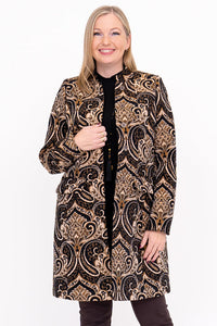 Julia Coat, Jacquard, Viscose