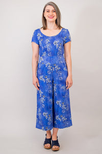 Julie Jumpsuit, Blue Jordan, Bamboo - Final Sale