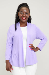 Kathy Jacket, Lavender, Bamboo - Final Sale