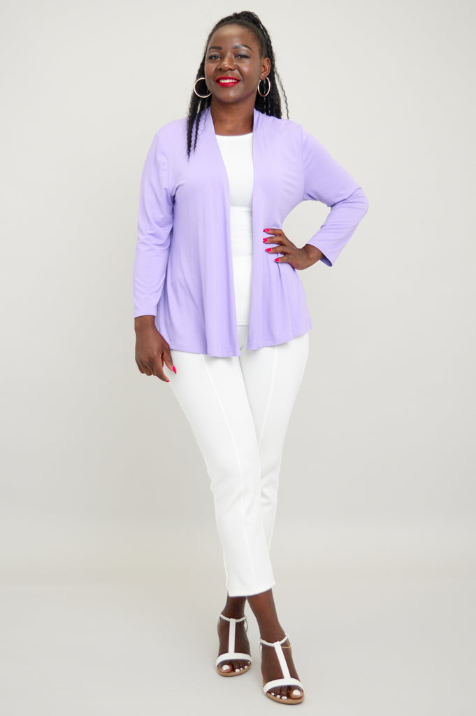 Kathy Jacket, Lavender, Bamboo - Final Sale