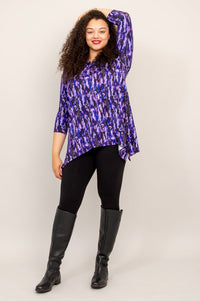 Kindness Tunic, Plum Rain, Bamboo - Final Sale