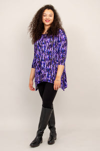 Kindness Tunic, Plum Rain, Bamboo - Final Sale