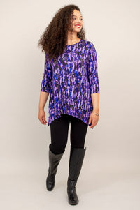 Kindness Tunic, Plum Rain, Bamboo - Final Sale