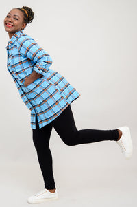 Larissa Tunic, Peko Plaid, Cotton Flannel - Tent Sale