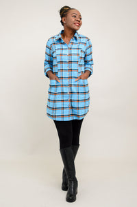 Larissa Tunic, Peko Plaid, Cotton Flannel - Tent Sale