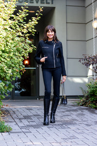 Ronnie Jacket, Black, Boiled Wool - Final Sale