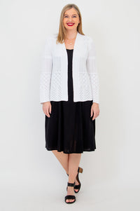 Linda Sweater, White, Cotton