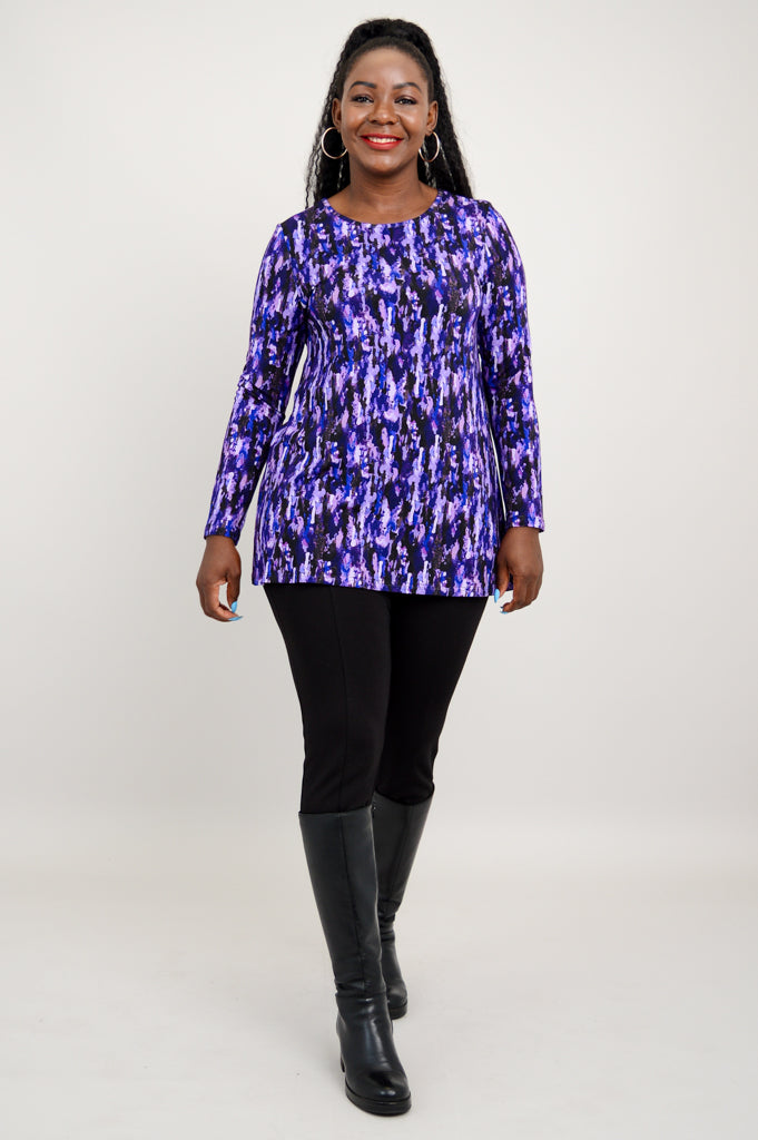 Lovely Tunic, Plum Rain, Bamboo - Final Sale