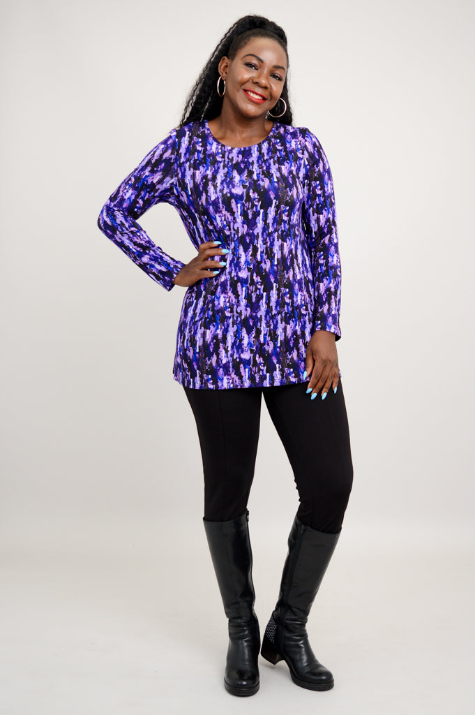 Lovely Tunic, Plum Rain, Bamboo - Final Sale