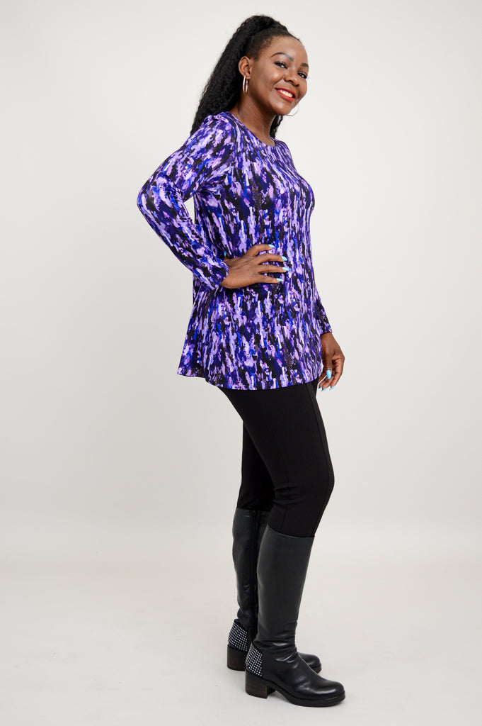 Lovely Tunic, Plum Rain, Bamboo - Final Sale