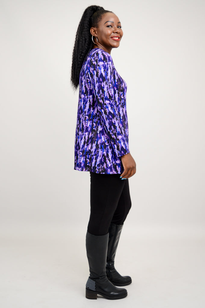 Lovely Tunic, Plum Rain, Bamboo - Final Sale