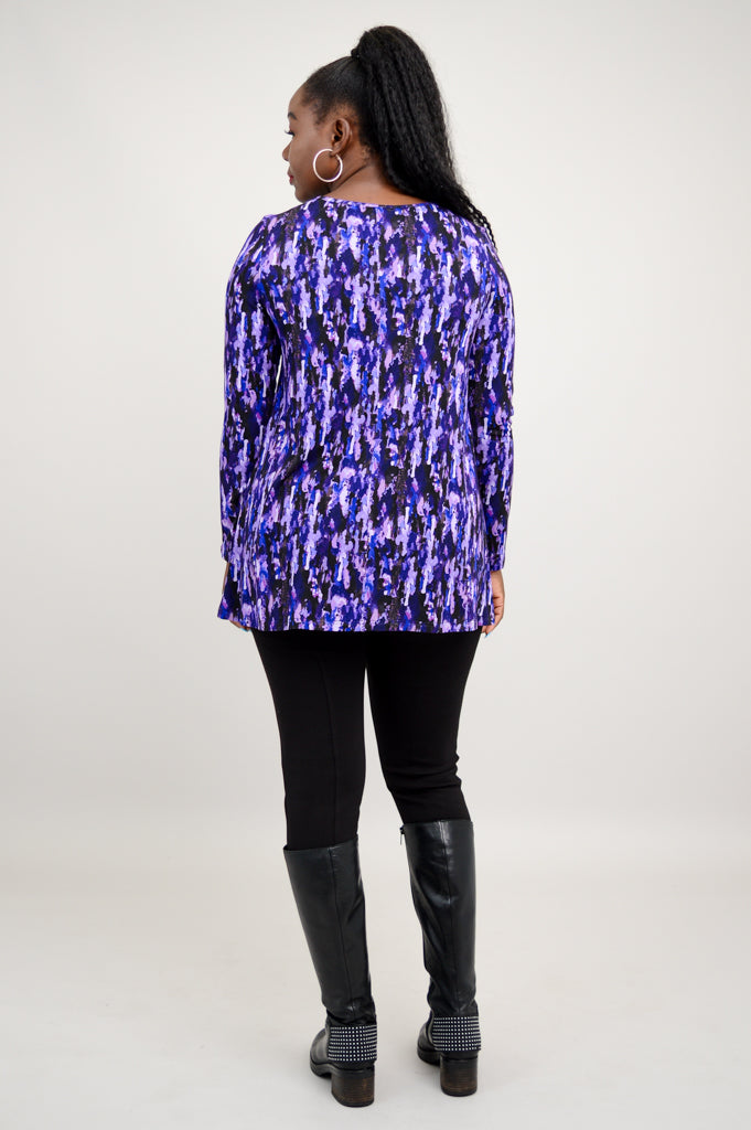 Lovely Tunic, Plum Rain, Bamboo - Final Sale