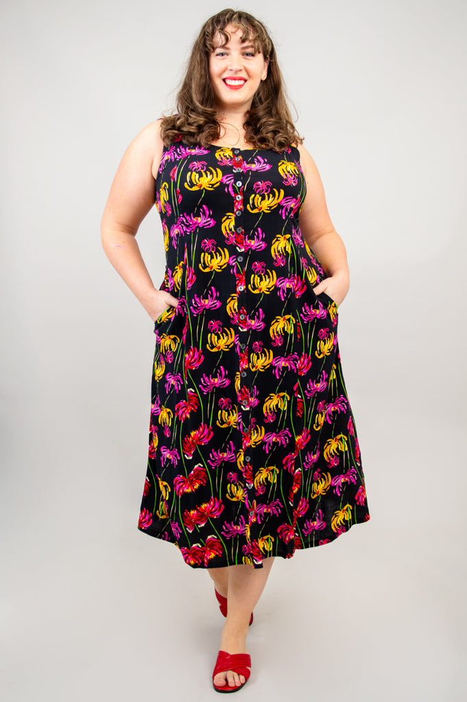 Madison Dress, Mamina, Linen Bamboo - Final Sale