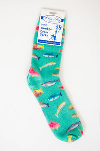 Men's Bamboo Dress Socks, Assorted Prints