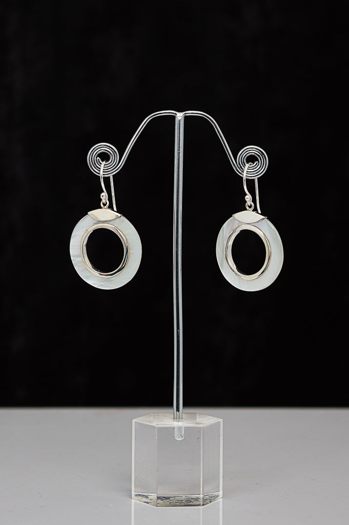 Mop Shell Earrings - 168
