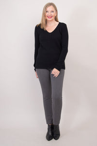 Muni Sweater, Black, Cotton - Final Sale