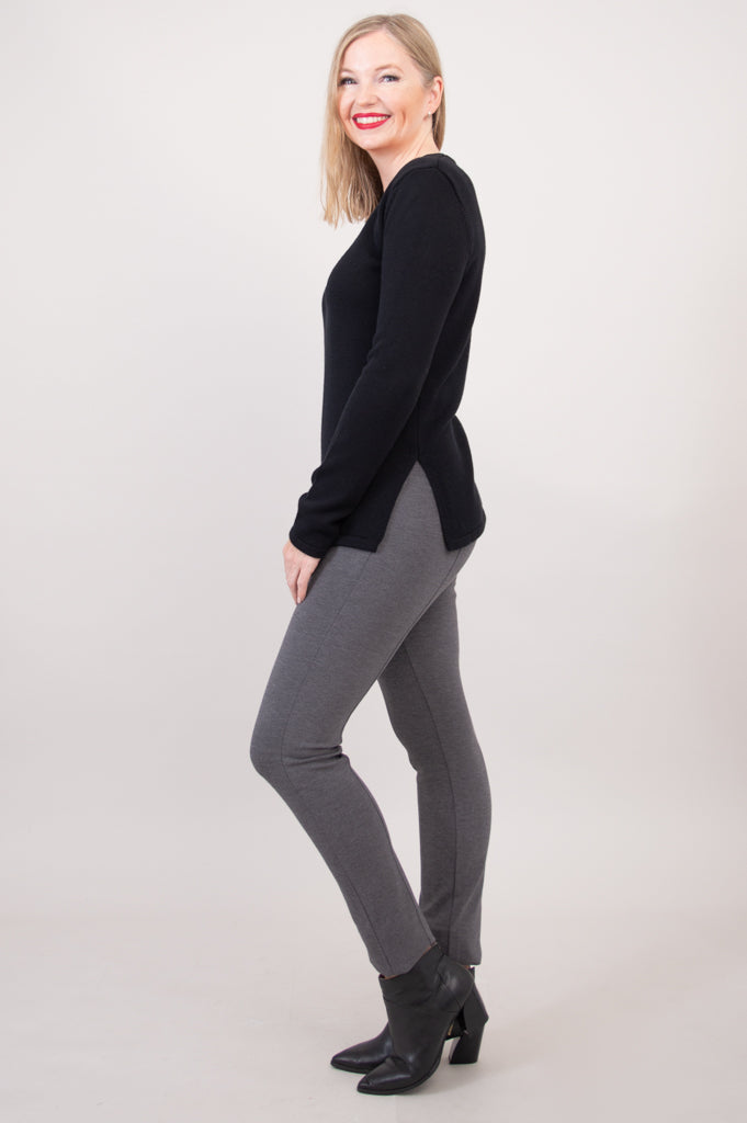 Muni Sweater, Black, Cotton - Final Sale