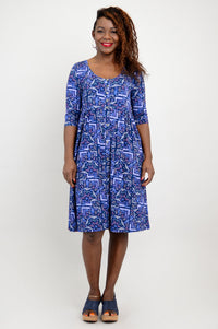 Nelly 3/4 Sleeve Dress, Motoca, Bamboo- Final Sale