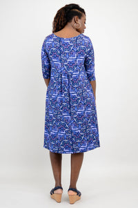 Nelly 3/4 Sleeve Dress, Motoca, Bamboo- Final Sale