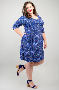 Nelly 3/4 Sleeve Dress, Motoca, Bamboo- Final Sale