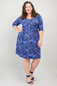 Nelly 3/4 Sleeve Dress, Motoca, Bamboo- Final Sale