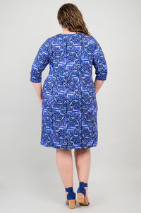 Nelly 3/4 Sleeve Dress, Motoca, Bamboo- Final Sale