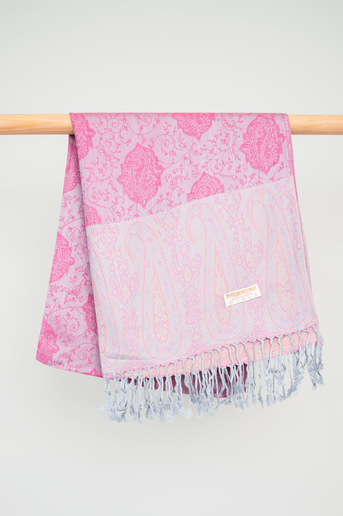 Pashmina Scarf, Rosa Paisley