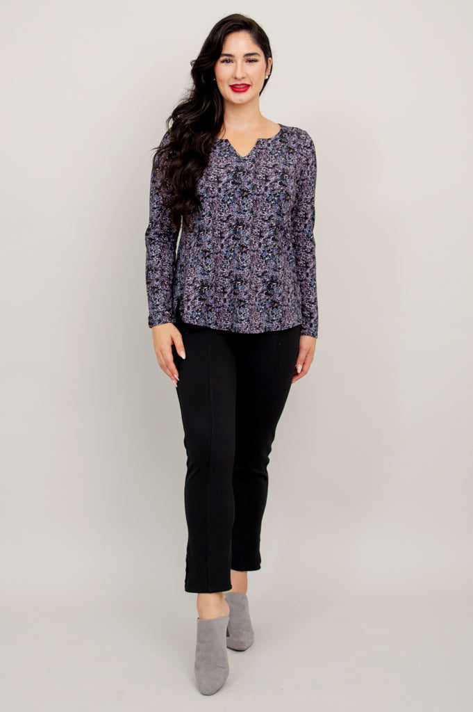 Peggy Top, Blue Space - Final Sale