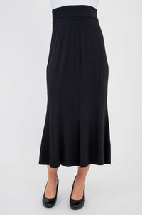 Richmond Skirt, Black, Bamboo - Final Sale