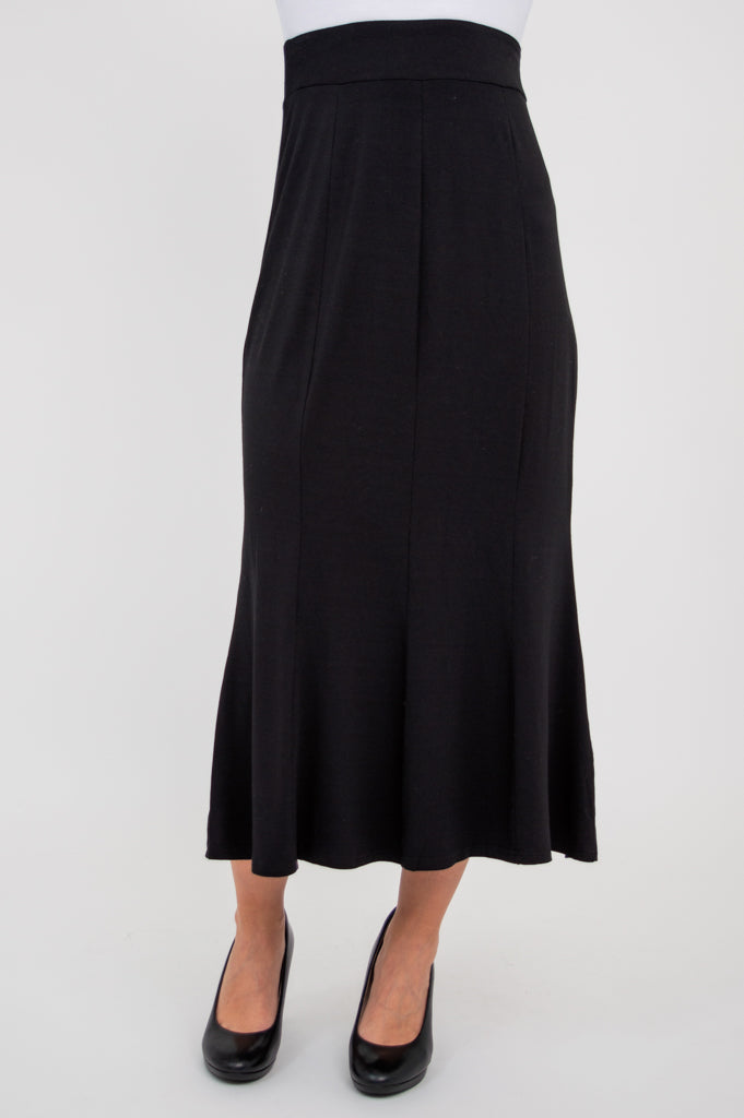 Richmond Skirt, Black, Bamboo - Final Sale